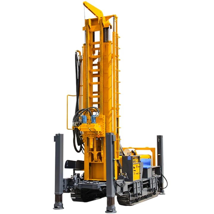 700m Diesel powered Hydraulic Well Drilling_ Borehole Machine