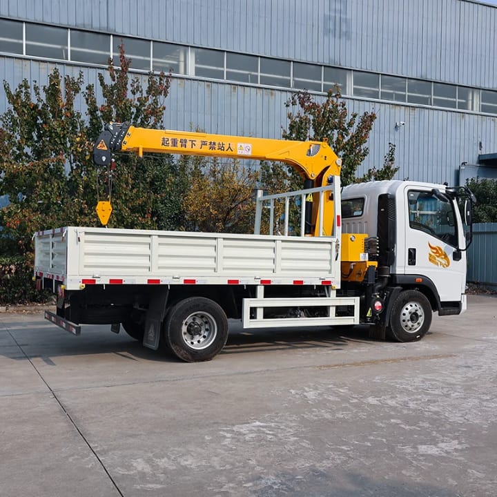 5-16 Tons Truck Crane Off-road 4x4 Truck Hydraulic Cylinder 20m Lifting Gearbox Pump