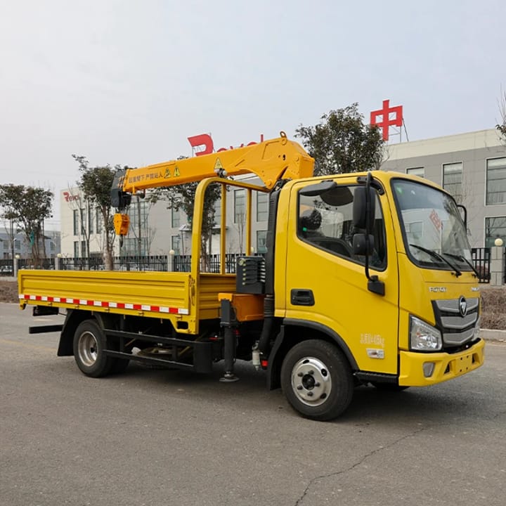 5-16 Tons Truck Crane Off-road 4x4 Truck Hydraulic Cylinder 20m Lifting Gearbox Pump