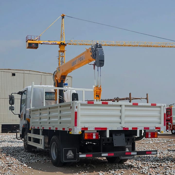 5-16 Tons Truck Crane Off-road 4x4 Truck Hydraulic Cylinder 20m Lifting Gearbox Pump