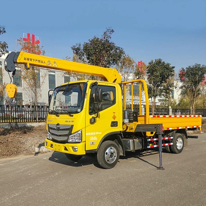 5-16 Tons Truck Crane Off-road 4x4 Truck Hydraulic Cylinder 20m Lifting Gearbox Pump