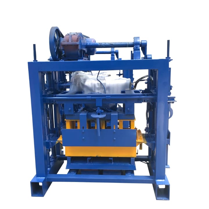 QTJ4 Semi-Automatic Block Machine - Manual concrete Brick Maker